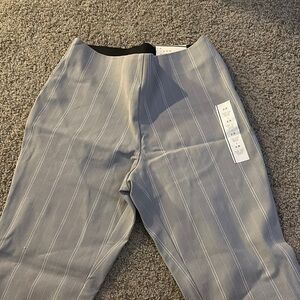 Gray Pinstripe Pants